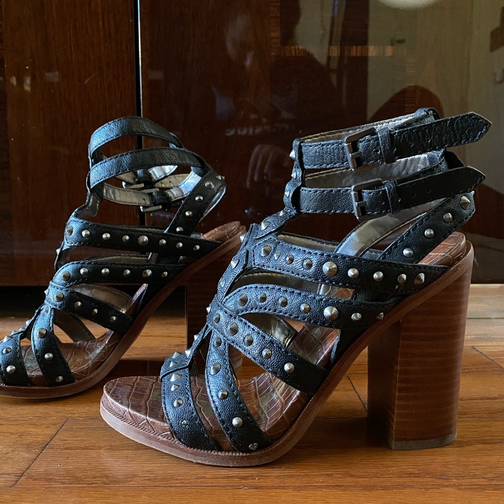 Sam Edelman Keith studded Sandals Heels Open toe